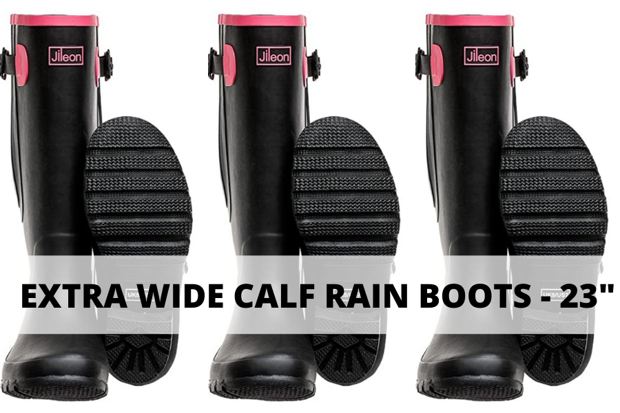 Plus Size Rain Boots Extra Wide Calf